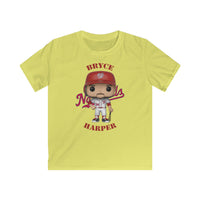 Bryce Harper Washington Nationals Kids Gildan Softstyle Tee Shirt