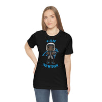 Cam Newton Carolina Panthers, Soft Cotton Bella and Canvas Short Sleeve Tee shirt