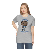 Barry Sanders Detroit Lions, Soft Cotton Bella and Canvas Short Sleeve Tee shirt