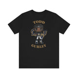 Todd Gurley L.A Rams (Large), Soft Cotton Bella and Canvas Short Sleeve Tee shirt