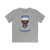 Deion Sanders Dallas Cowboys Throwback, Kids Gildan Softstyle Tee Shirt