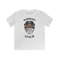 Marshawn Lynch Oakland Raiders, Kids Gildan Softstyle Tee Shirt