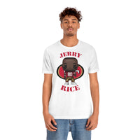 Jerry Rice San Francisco 49ers, Soft Cotton Bella and Canvas Short Sleeve Tee shirt