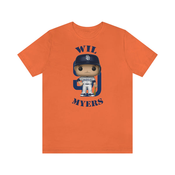 Wil Myers San Diego Padres, Soft Cotton Bella and Canvas Short Sleeve Tee shirt