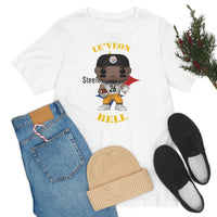 Leveon Bell Pittsburgh Steelers, Soft Cotton Bella and Canvas Short Sleeve Tee shirt