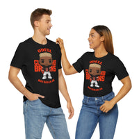 Odell Beckham Jr Cleveland Browns, Soft Cotton Bella and Canvas Short Sleeve Tee shirt