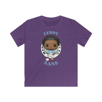 Leroy Sane Manchester City, Kids Gildan Softstyle Tee Shirt