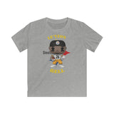 Leveon Bell Pittsburgh Steelers, Kids Gildan Softstyle Tee Shirt