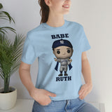 Babe Ruth New York Yankees, Soft Cotton Bella and Canvas Short Sleeve Tee shirt