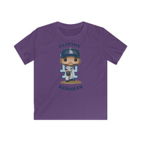 Clayton Kershaw , Kids Gildan Softstyle Tee Shirt