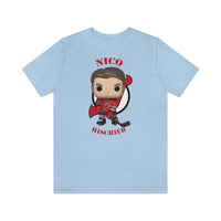Nico Hischier New Jersey Devils, Soft Cotton Bella and Canvas Short Sleeve Tee shirt