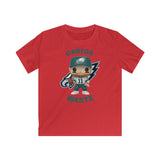 Carson Wentz Philadelphia Eagles White Jersey, Kids Gildan Softstyle Tee Shirt