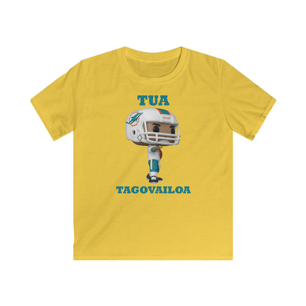 Tua Tagovailoa Miami Dolphins T, Kids Gildan Softstyle Tee Shirt