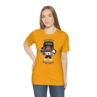 Russell Wilson Seattle Seahawks, Soft Cotton Bella and Canvas Short Sleeve Tee shirt