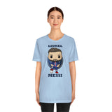 Lionel Messi PSG, Soft Cotton Bella and Canvas Short Sleeve Tee shirt