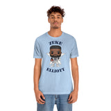 Zeke Elliott Dallas Cowboys (Throwback), Soft Cotton Bella and Canvas Short Sleeve Tee shirt