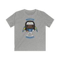 Melvin Gordon L.A Chargers, Kids Gildan Softstyle Tee Shirt