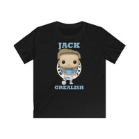 Jack Grealish Manchester City, Kids Gildan Softstyle Tee Shirt