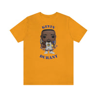 Kevin Durant Golden State Warriors, Soft Cotton Bella and Canvas Short Sleeve Tee shirt