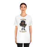 Todd Gurley L.A Rams (Large), Soft Cotton Bella and Canvas Short Sleeve Tee shirt