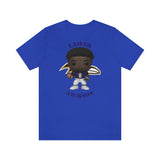 Lemar Jackson Baltimore Ravens, Soft Cotton Bella and Canvas Short Sleeve Tee shirt
