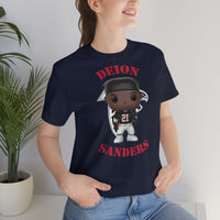 Deion Sanders Atlanta Falcons, Soft Cotton Bella and Canvas Short Sleeve Tee shirt