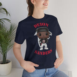 Deion Sanders Atlanta Falcons, Soft Cotton Bella and Canvas Short Sleeve Tee shirt