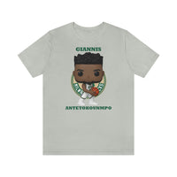 Giannis Antetokounmpo Milwaukee Bucks , Soft Cotton Bella and Canvas Short Sleeve Tee shirt