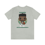 Giannis Antetokounmpo Milwaukee Bucks , Soft Cotton Bella and Canvas Short Sleeve Tee shirt