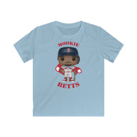 Mookie Betts Boston Red Sox, Kids Gildan Softstyle Tee Shirt