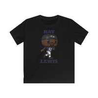 Ray Lewis Baltimore Ravens, Kids Gildan Softstyle Tee Shirt