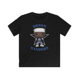 Deion Sanders Dallas Cowboys Throwback, Kids Gildan Softstyle Tee Shirt