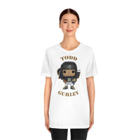 Todd Gurley L.A Rams, Soft Cotton Bella and Canvas Short Sleeve Tee shirt