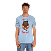 Paul Pogba Manchester United, Soft Cotton Bella and Canvas Short Sleeve Tee shirt