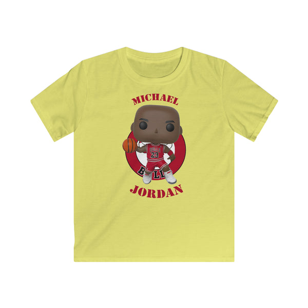 Michael Jordan Chicago Bulls, Kids Gildan Softstyle Tee Shirt
