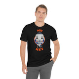 Mr Met New York Mets, Soft Cotton Bella and Canvas Short Sleeve Tee shirt
