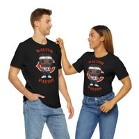 Walter Payton Chicago Bears (White), Soft Cotton Bella and Canvas Short Sleeve Tee shirt