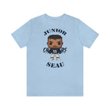 Junior Seau L.A Chargers, Soft Cotton Bella and Canvas Short Sleeve Tee shirt