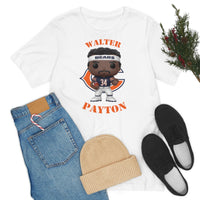 Walter Payton Chicago Bears (Dark), Soft Cotton Bella and Canvas Short Sleeve Tee shirt