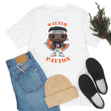 Walter Payton Chicago Bears (Dark), Soft Cotton Bella and Canvas Short Sleeve Tee shirt