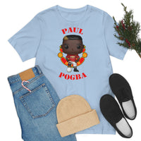 Paul Pogba Manchester United, Soft Cotton Bella and Canvas Short Sleeve Tee shirt