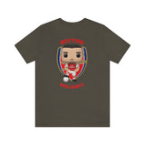 Hector Ballerin Arsenal, Soft Cotton Bella and Canvas Short Sleeve Tee shirt