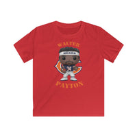 Walter Payton Chicago Bears (Dark Jersey), Kids Gildan Softstyle Tee Shirt