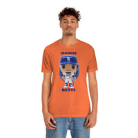 Mookie Betts L.A/Brooklyn Dodgers, Soft Cotton Bella and Canvas Short Sleeve Tee shirt