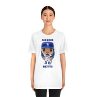 Mookie Betts L.A/Brooklyn Dodgers, Soft Cotton Bella and Canvas Short Sleeve Tee shirt