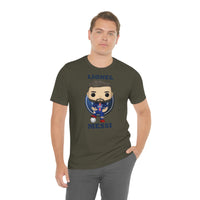 Lionel Messi PSG, Soft Cotton Bella and Canvas Short Sleeve Tee shirt