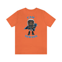 Cam Newton Carolina Panthers, Soft Cotton Bella and Canvas Short Sleeve Tee shirt