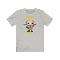 Terry Bradshaw Pittsburgh Steelers (White), Soft Cotton Bella and Canvas Short Sleeve Tee shirt