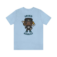 Jalen Ramsey Jacksonville Jaguars, Soft Cotton Bella and Canvas Short Sleeve Tee shirt