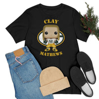 Clay Mathews Jr Green Bay Packers, Soft Cotton Bella and Canvas Short Sleeve Tee shirt